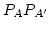 $P_AP_{A^\prime}$
