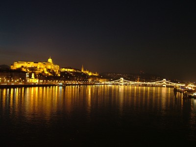 The Danube with the Chain Bridge