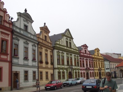 The main square in Hradec Kralove