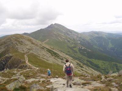 The ridge of the Lower Tatra