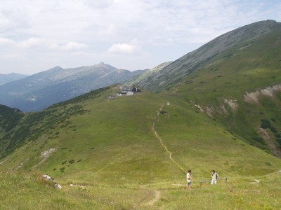 The house at the peak Gyömbér, Lower Tatra
