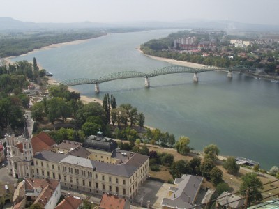 The Mária-Valéria Bridge in Esztergom