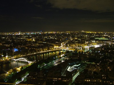 The panorama of Paris (from the Eiffel Tower)