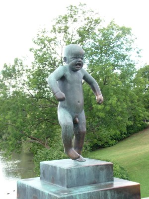 Oslo, The Vigeland Statue Park, The Angry Boy