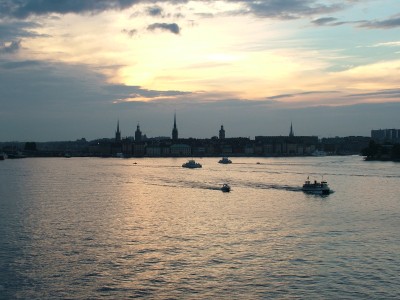 The panorama of Stockholm