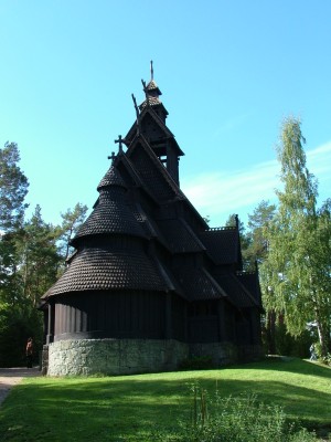 Wooden church in Oslo
